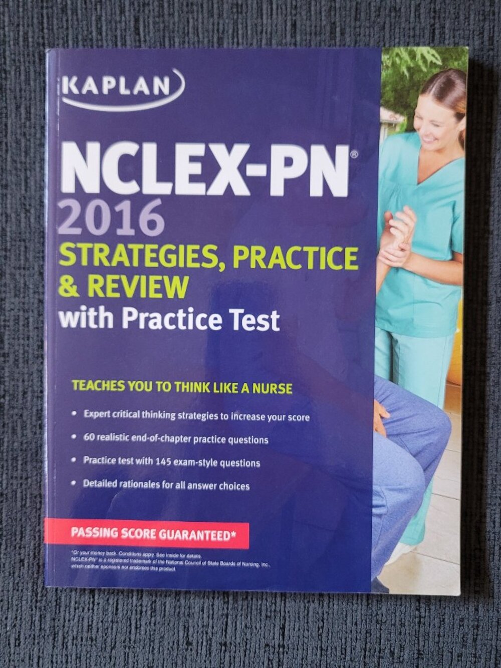 #780 5/$10 NCLEX PN Study Practice 2016 Book